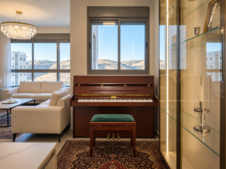 Restored Kemble Piano in Original Living Room